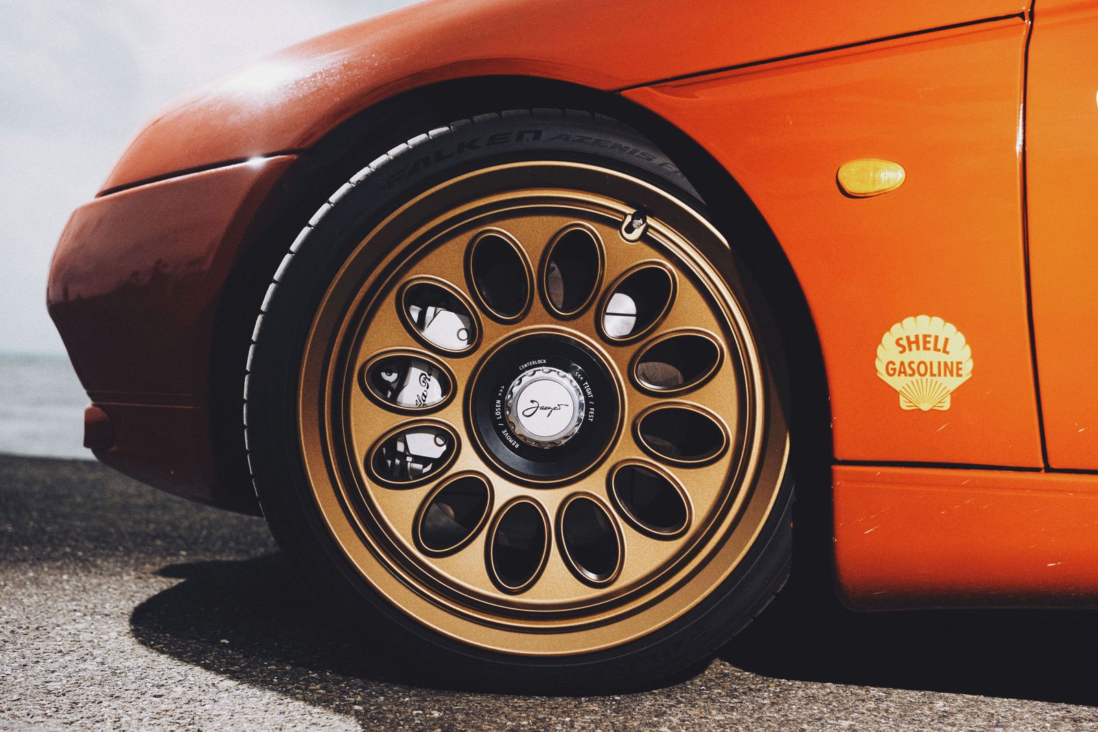 Alfa Romeo 916 GTV Red on Jaeges RA wheels