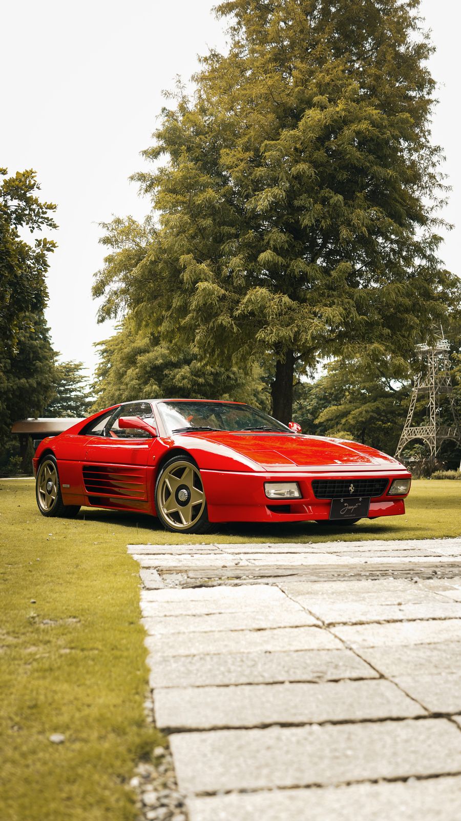 Ferrari 348 GTS 搭配 Jaeges RF 輪圈